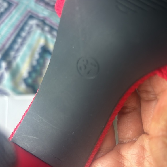 Never Worn Fashionable Red Mule Stiletto Heels - Picture 6 of 7